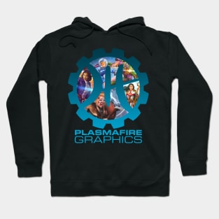 Plasmafire Graphics Logo Frame Tee #2 - Female Heroes Hoodie